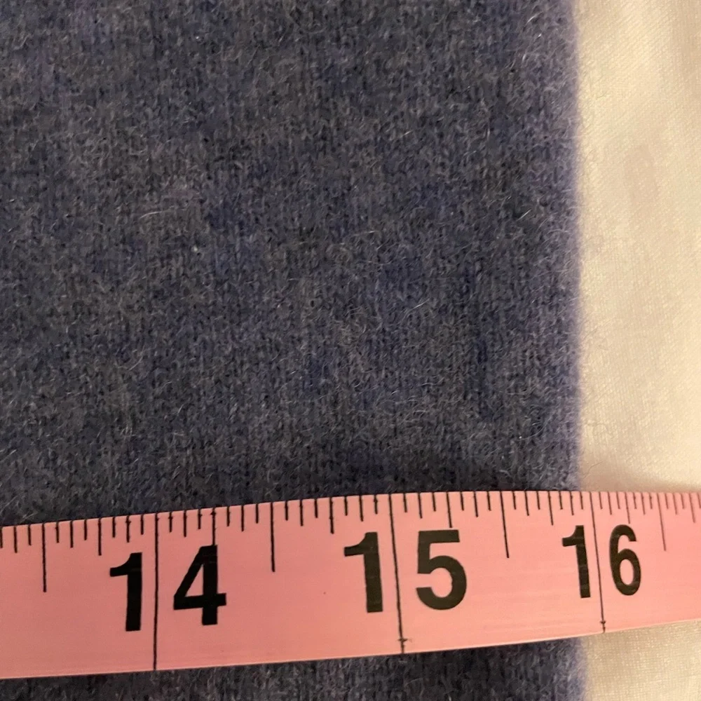 Pure Cashmere Crew Neck Short Sleeve Sweater Lavender